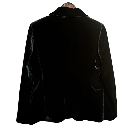 Rickis Velveteen Lined Blazer Black, Large, Single Button *NWOT* - Picture 5 of 14